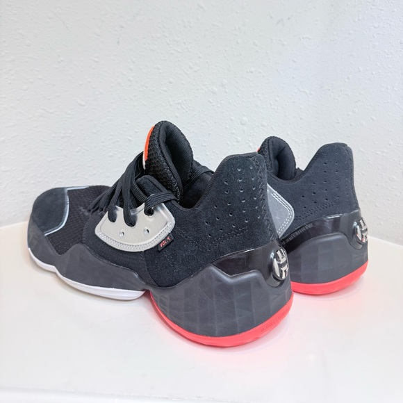 Adidas Harden Vol. 4 Barbershop Men’s Black and Red Sneakers Sz 10 NWT main image 11
